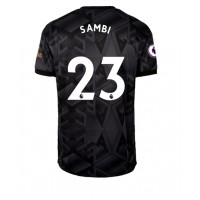 Arsenal Albert Sambi Lokonga #23 Fußballbekleidung Auswärtstrikot 2022-23 Kurzarm